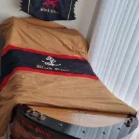 سرویس خواب نوجوان طرح کشتی دزدان دریایی|تخت و سرویس خواب|همدان, |دیوار