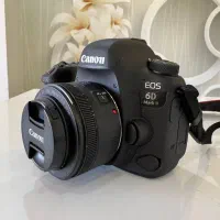 فروش دوربین عکاسیCanon6DMarkII با لنزCanon50mmf1.8