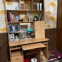 میز تحریر و کتابخانه MDF|میز تحریر و کامپیوتر|گرگان, |دیوار