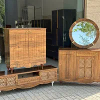ست جاکفشی میز تی وی و آینه کنسول مدل پنجره ای جدید|جاکفشی، کمد، دراور|مشهد, شفا|دیوار