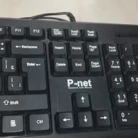 کیبورد P-net پی نت در حد نو|قطعات و لوازم جانبی رایانه|زنجان, |دیوار