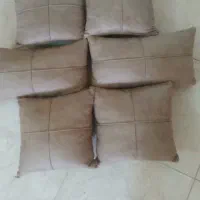 ۶ عدد کوسن مبل زیپ دار پر شده نو