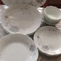 دو دست سرویس چینی و دو دست سرویس ارکوپال