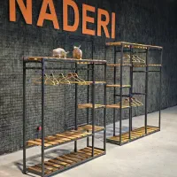 رگال بغل طبقه ای 4 ستون|کتابخانه، شلف، قفسههای دیواری|یزد, |دیوار