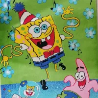 فرش اتاق کودک باب اسفنجی