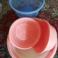 تشت و آبکش|ظروف نگهدارنده، پلاستیکی، یک‌بارمصرف|یزد, |دیوار