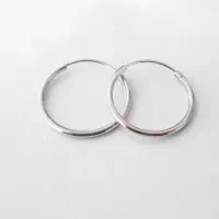 گوشواره حلقه ایی نقره طرح طلا|بدلیجات|مشهد, گلشور|دیوار