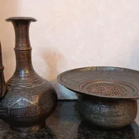 آفتابه لگن مسی|کلکسیون اشیاء عتیقه|تهران, پامنار|دیوار