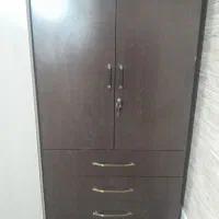 کمد دو در چهار کشو جنس چوب عالی