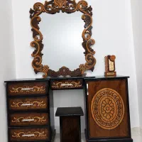 میز آرایش چوبی