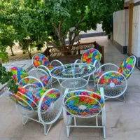 صندلی ویلایی/طرح گلبرگ سنگین /ست ۶ نفره|صندلی و نیمکت|نظرآباد, نظرآباد|دیوار