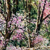 تابلوفرش دستبافت گل ابریشم|تابلو فرش|تهران, سوهانک|دیوار