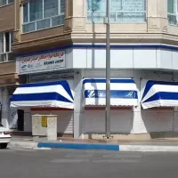 بارانگیر و آفتابگیرفروشگاه برزنتی کالسکه ای سایبان