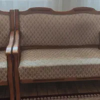 مبل چوبی دسته دوم