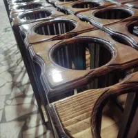 استند گلدان چوبی|گل و گیاه طبیعی|شریفآباد, |دیوار