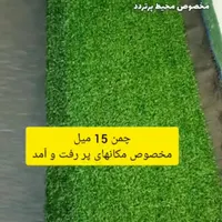چمن مصنوعی تمیز ،فروش فوری|گل مصنوعی|اصفهان, آبشار|دیوار