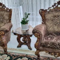 مبل سلطنتی ۷نفره|مبلمان خانگی و میز عسلی|مبارکه, |دیوار