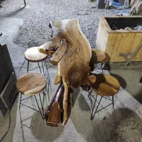 تولید انواع میز ناهار،جلومبلی،آینه و کارهای چوبی|میز و صندلی غذاخوری|خمینی‌شهر, |دیوار