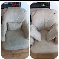 مبلشویی تخصصی با دستگاه صنعتی|خدمات نظافت|رشت, منظریه|دیوار