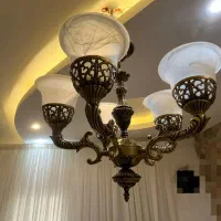 لوستر ۵ شاخه|لوستر و چراغ آویز|کاشان, شهرک امیرالمومنین|دیوار