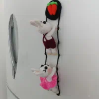 مگنت یخچال طرح خرگوش هایه دزد|صنایع دستی و سایر لوازم تزئینی|شیروان (خراسان), |دیوار