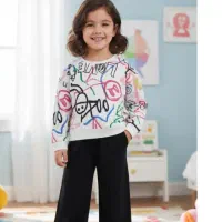 ست دورس بچگانه و شلوار جین|کفش و لباس بچه|بندر کنگان, |دیوار