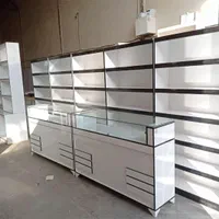 داروخانه ای قفسه پیشخوان دکور ویترین