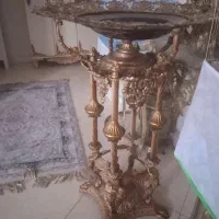کنار سالنی میوه خوری برنجی برنزی سنگین قدیمی|ظروف سرو و پذیرایی|تهران, دریاچه شهدای خلیج فارس|دیوار