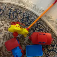 کلی اسباب بازی ماشین قطار