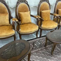 مبل سلطنتی 9 نفره در حد خیلی نو|مبلمان خانگی و میز عسلی|مراغه, |دیوار