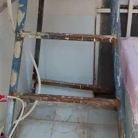 آغوشی روروئک چهارپایه سبزه باکس گل چوبی|کالسکه و لوازم جانبی|مشکیندشت, |دیوار