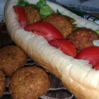ساندویچ فلافل و کتلت سیب زمینی|خوردنی و آشامیدنی|قم, شهر قائم|دیوار