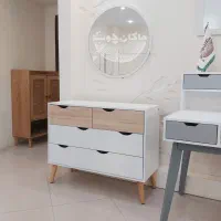 دراور / میزآرایش پایه مخروطی مدل +BARLY