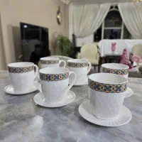 ۲ دست فنجان و نعلبکی(ورق بزنید)