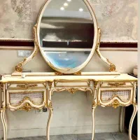 آینه کنسول پتینه چوب گرجستان نو  به علت مهاجرت|بوفه، ویترین، کنسول|تهران, سهروردی|دیوار