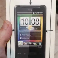 گوشی موبایل HTC mini t5555 بینظیر،باجعبه و متعلقات