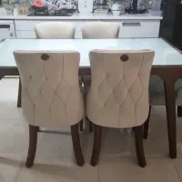 مبلمان سلطنتی و صندلی غذا خوری چوب گردو