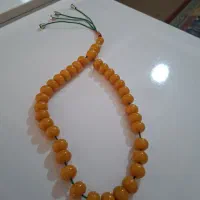 تسبیح کهربا رگه دار|کلکسیون اشیاء عتیقه|خرمآباد, |دیوار