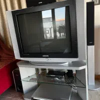 فروش تلویزیون و میز و دی وی دی ۶ بلندگو سامسونگ