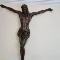 مجسمه برنزی مسیح|مجسمه، تندیس، ماکت|تهران, فردوسی|دیوار