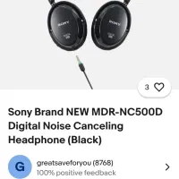 هدست سونی mdr nc500d پروفشنال نو|پخش‌کننده همراه|تهران, اکباتان|دیوار