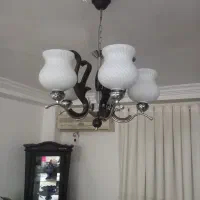 ۲ عدد لوستر|لوستر و چراغ آویز|گرگان, |دیوار