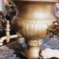 سماورذغالی بسیارتمیزبدون نشتی یاشکستگی