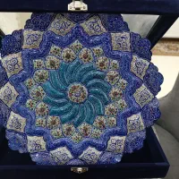 بشقاب مینا کاری ۳۰ سانتی طرح جدید