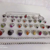 تعداد 30 عدد انگشتر دست ساز|جواهرات|اسلام‌شهر, شهرک محمدیه|دیوار