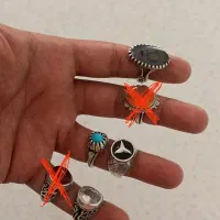 انگشتر نقره ( گرمی ۴۰۰ )