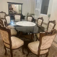مبلمان سلطنتی کامل با میز و بوفه|مبلمان خانگی و میز عسلی|ساری, |دیوار