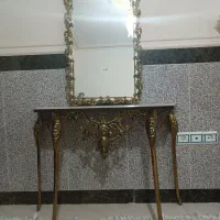 آیینه و کنسول برنز|بوفه، ویترین، کنسول|کرمانشاه, |دیوار
