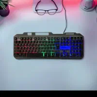 کیبورد گیمینگ K25 COLORFUL LED|قطعات و لوازم جانبی رایانه|تهران, شهرک رضویه|دیوار