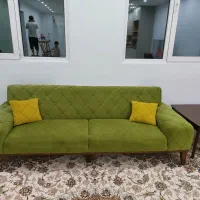 مبلمان ۹ نفره به همراه ۴ میز جلو مبلی|مبلمان خانگی و میز عسلی|مشهد, فرهنگیان (شهرک غرب)|دیوار